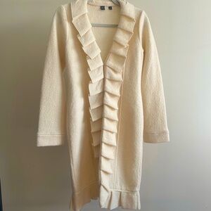 Vintage SAKS FIFTH AVE Nanette Lepore Womens Coat 100% Wool